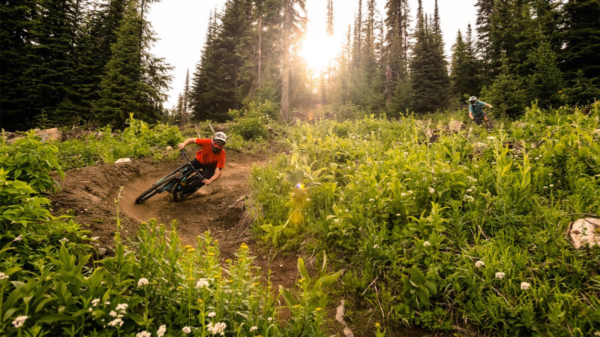 Mountain biking at Sun Peaks