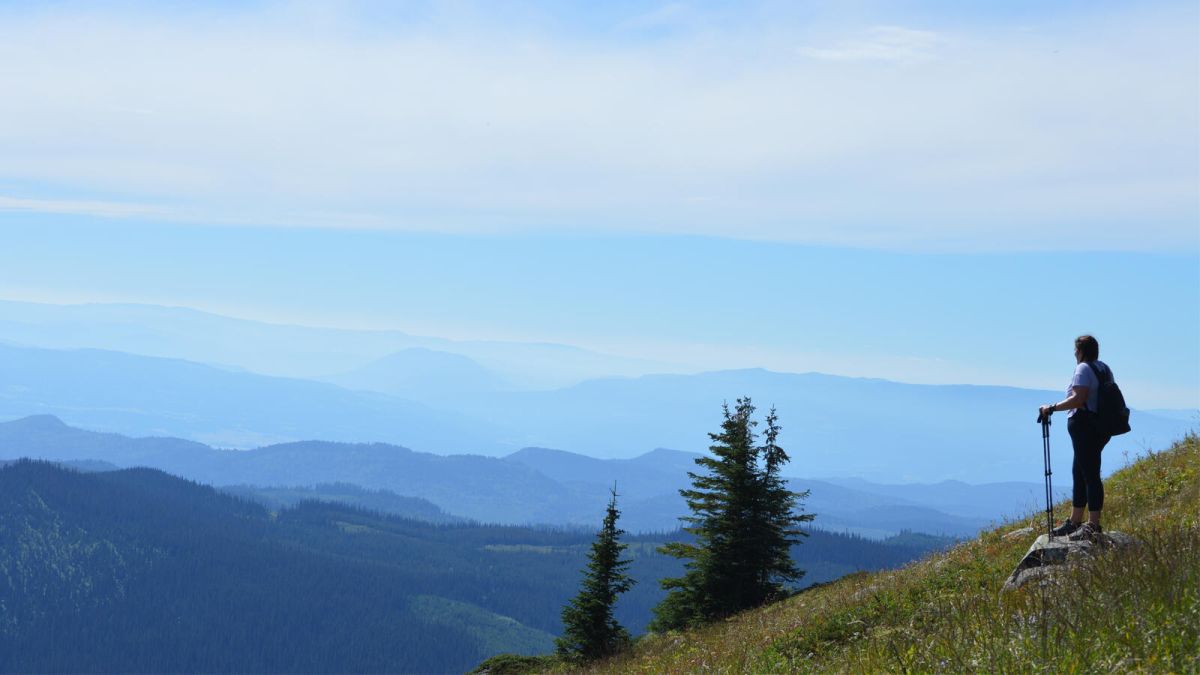 Hiking at Sun Peaks